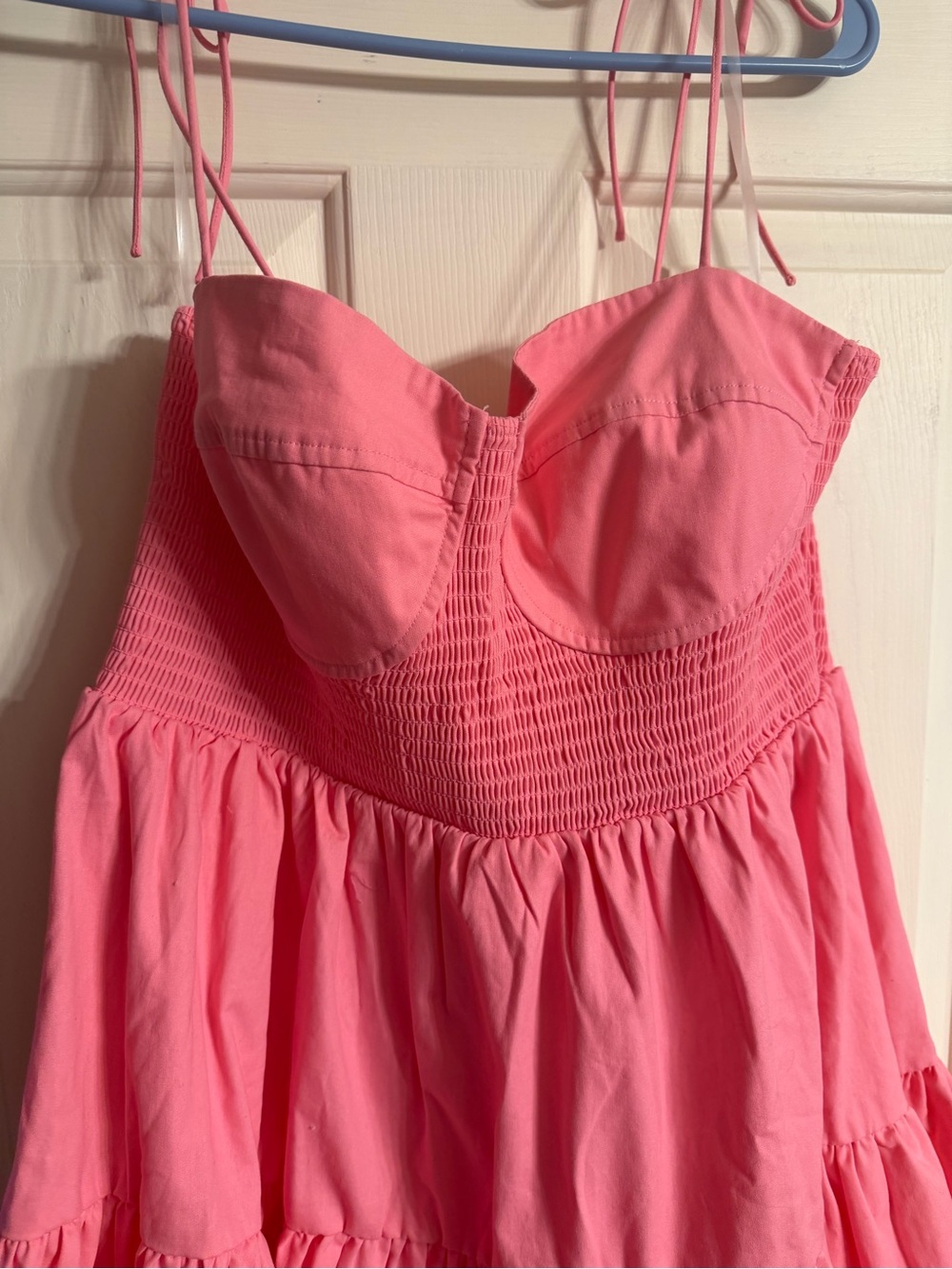 No Boundaries Pink Smocked Bustier Mini Dress XXL 20
